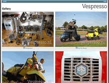Tablet Screenshot of gallery.vespresso.nl